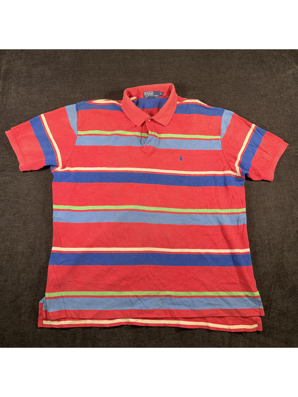 Polo Ralph Lauren Men's XXL Striped Cotton Polo Shirt